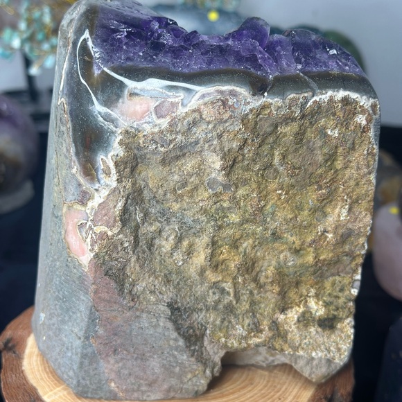 💜 Super High-Grade Deep Purple Jelly Amethyst Freeform – Raw Crystal Uruguay 💜 - Picture 6 of 9